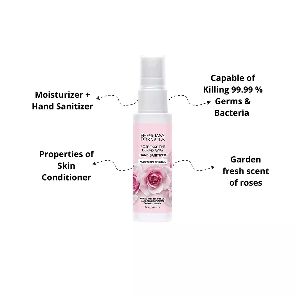Physicians Formula Rose Hand Sanitizer 26ml