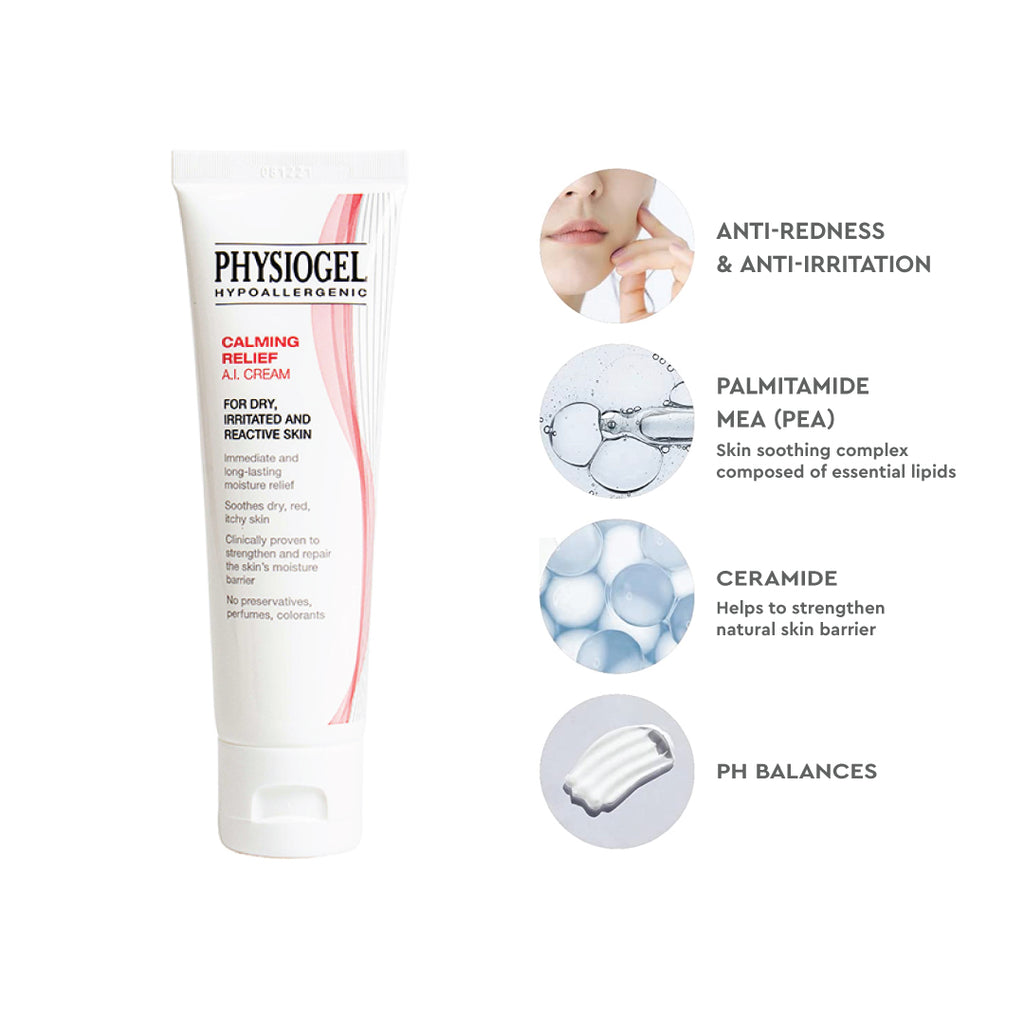 Physiogel Irritated Skin Calming Relief A.I. Cream 50ml