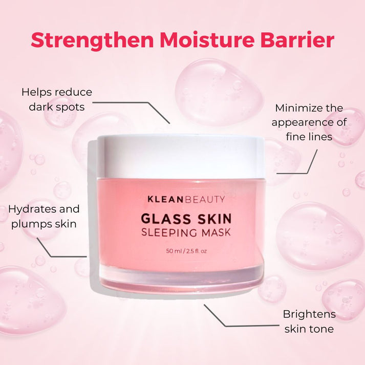 Klean Beauty Glass Skin Sleeping Mask 50ml