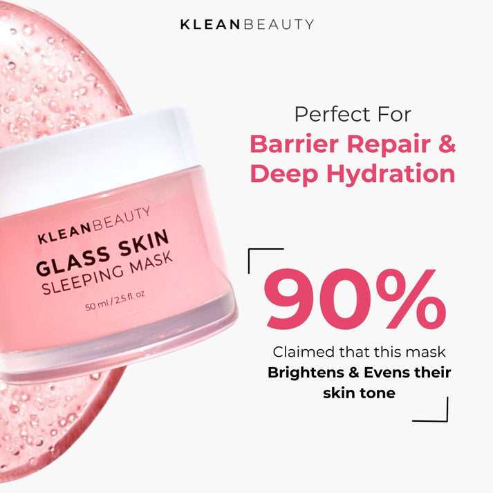 Klean Beauty Glass Skin Sleeping Mask 50ml