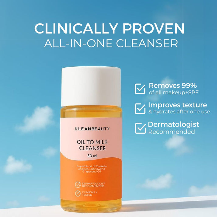 Klean Beauty Oil to Milk Cleanser 50ml
