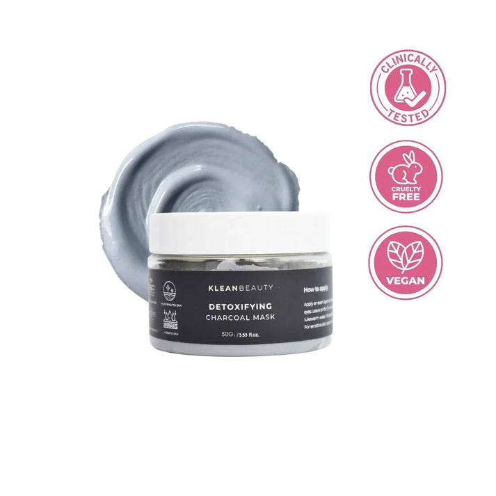 Klean Beauty Detoxifying Charcoal Mask 100g