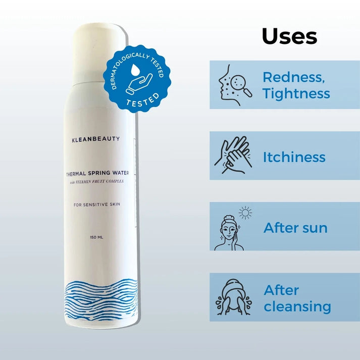 Klean Beauty Thermal Spring Water 150ml