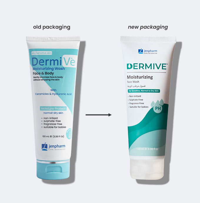 Jenpharm Dermive Moisiturizing Face Wash 100ml