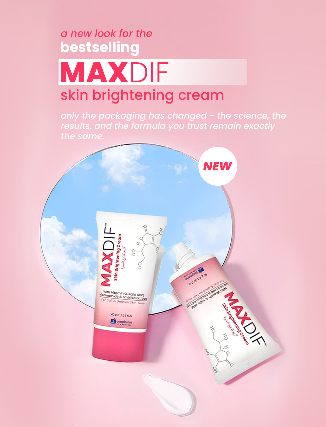 Jenpharm Maxdif Brightening Cream 40g