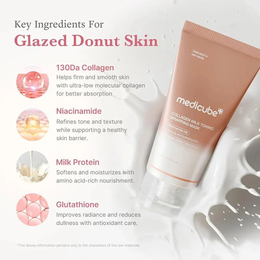 Medicube Collagen Milk Toning Wrapping Mask 75ml