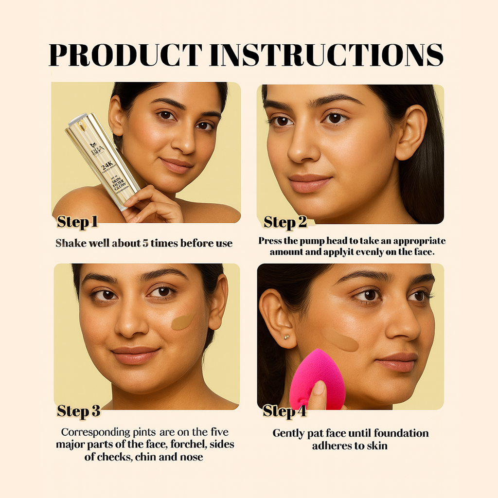 24K Gold & Roses Skin Filter Glow Foundation (SPF 30)