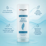 Classic Clean 2 In 1 Shampoo & Conditioner 360ml