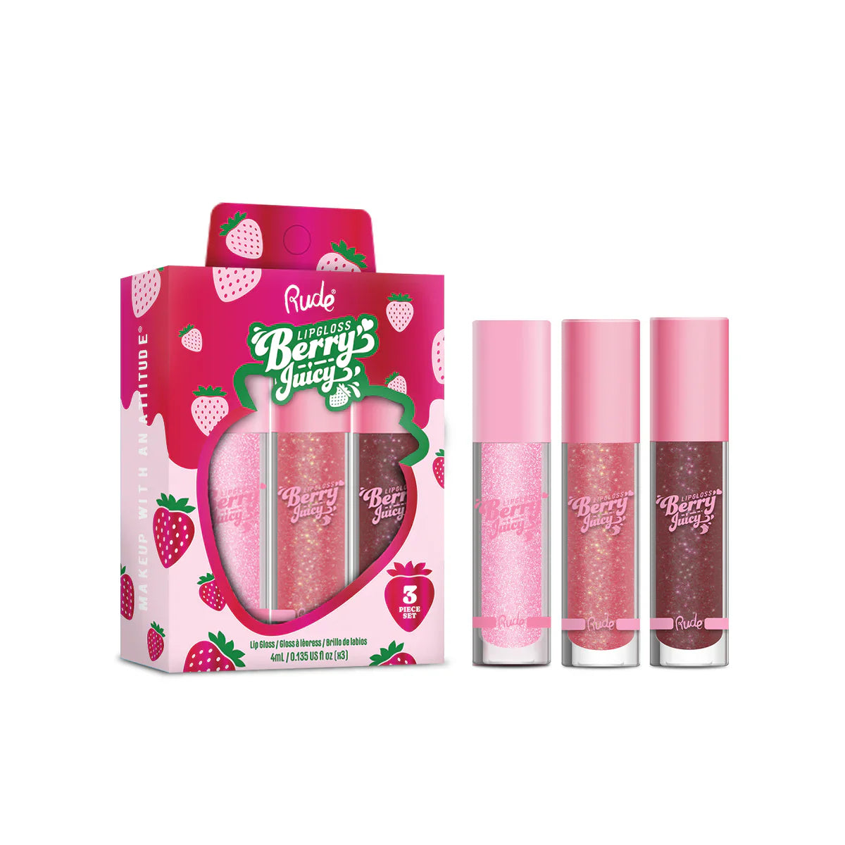 Berry Juicy Lip Gloss Trio Set