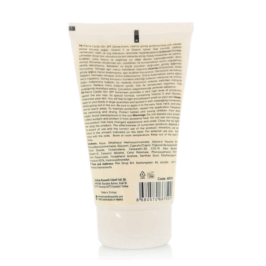SPF 50+ UVB Very High Protection Vitamin E Face & Body Sunscreen