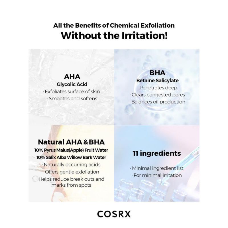 COSRX AHA/BHA Clarifying Treatment Toner