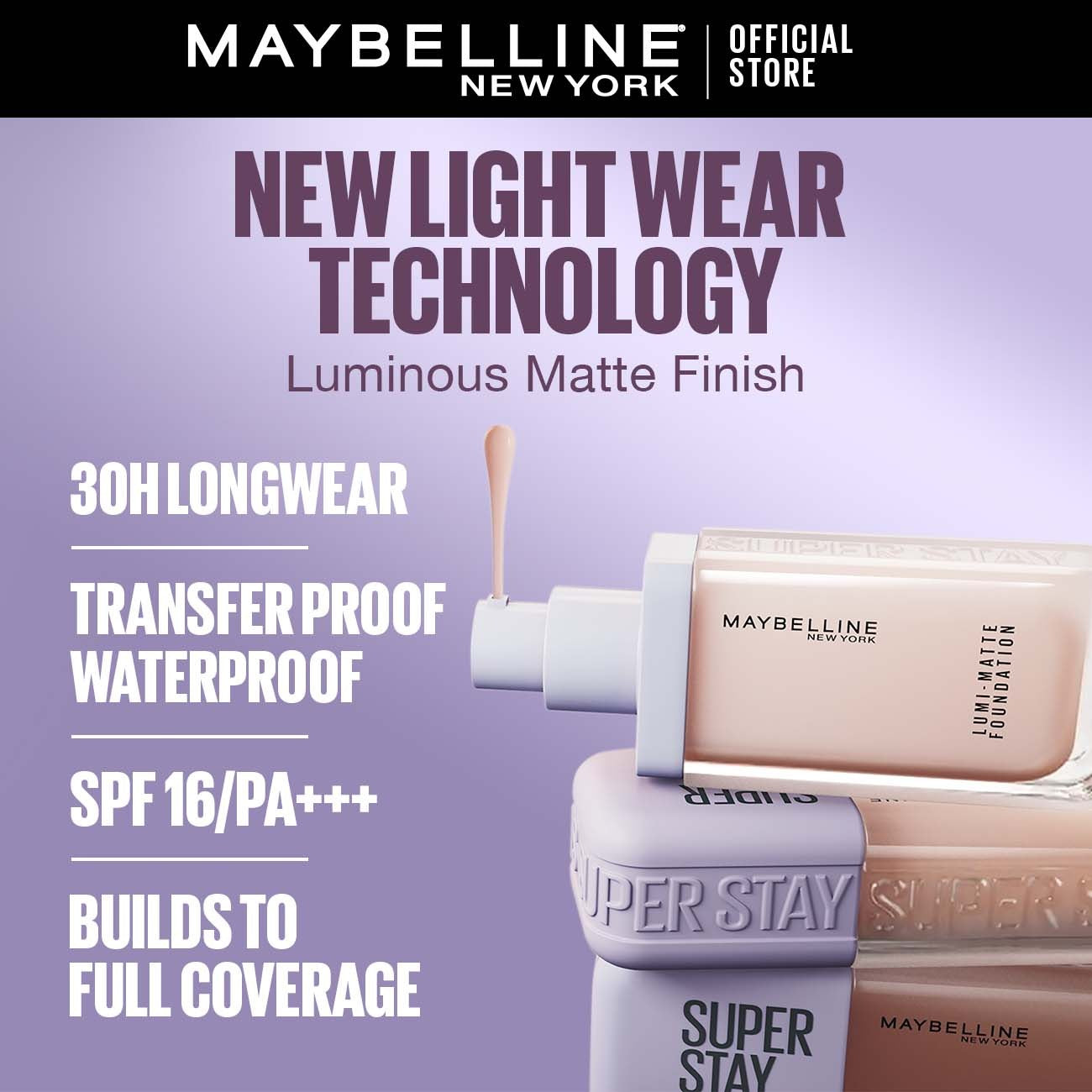 Maybelline Superstay Lumi Matte Liquid Foundation