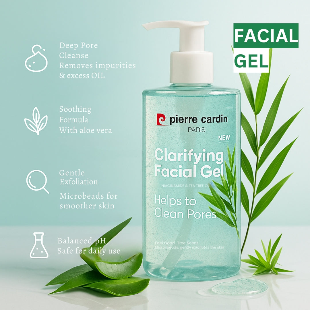Clarifying Facial Gel With Niacinamide & Tea Tree Oil 350ml