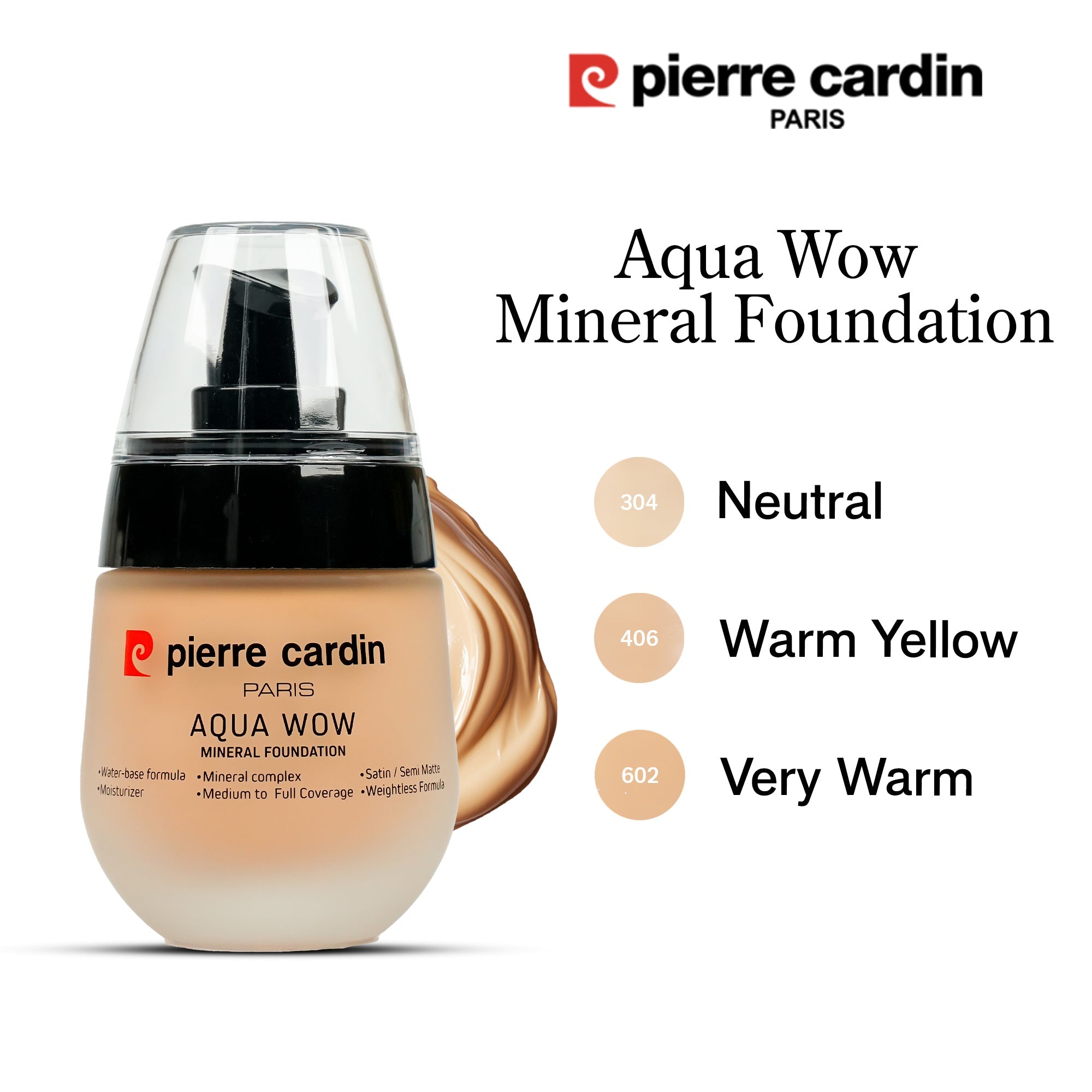 Aqua Wow Mineral Foundation 32ml - Pierre Cardin Pakistan 