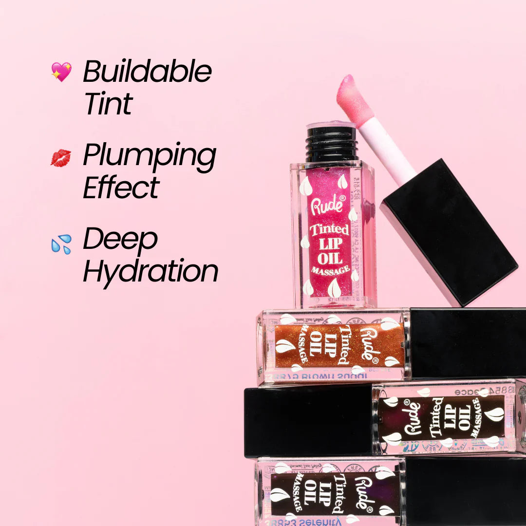 Lip Oil Massage Tinted & Plumping Lip Oil