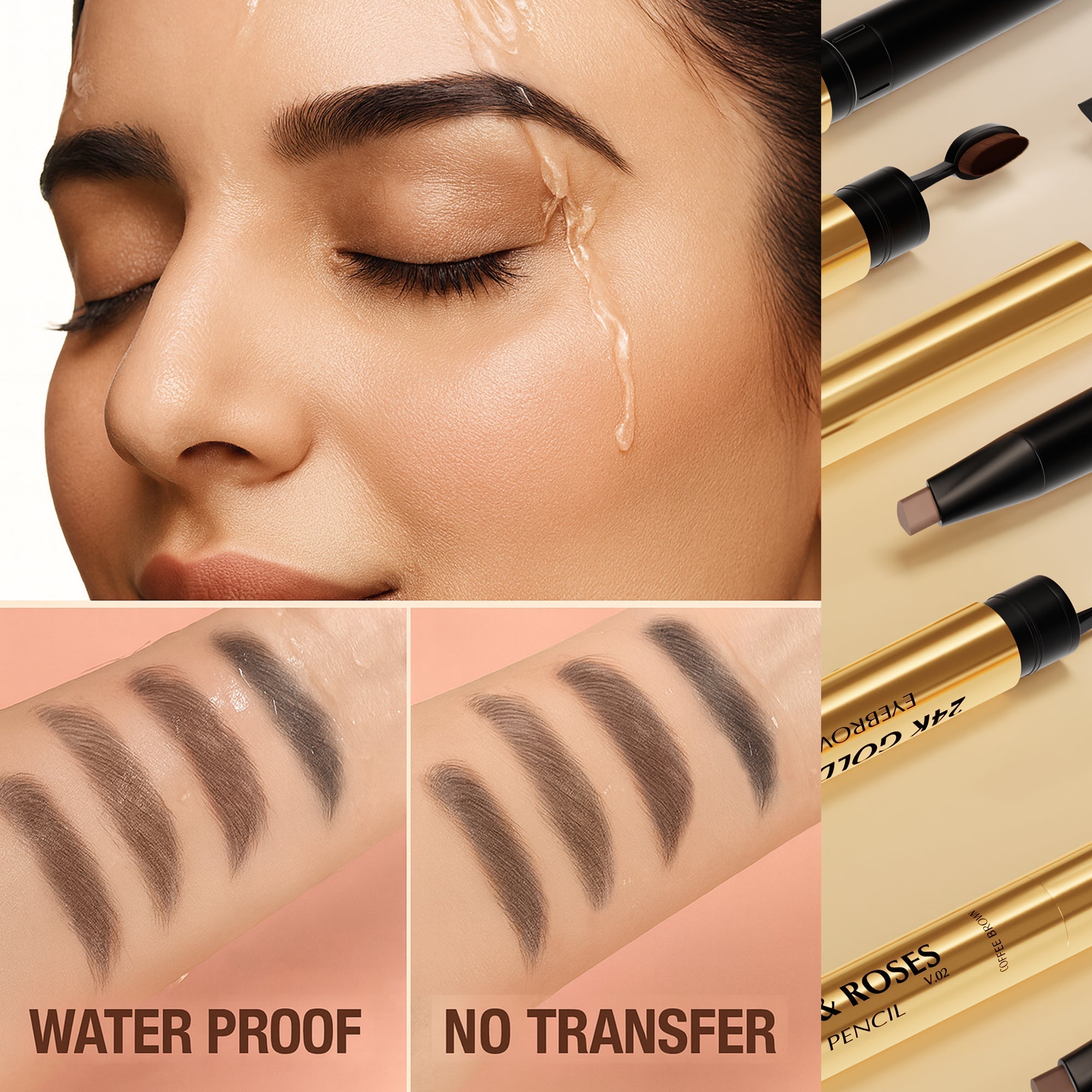 24K Gold & Roses V.02 Eyebrow pencil